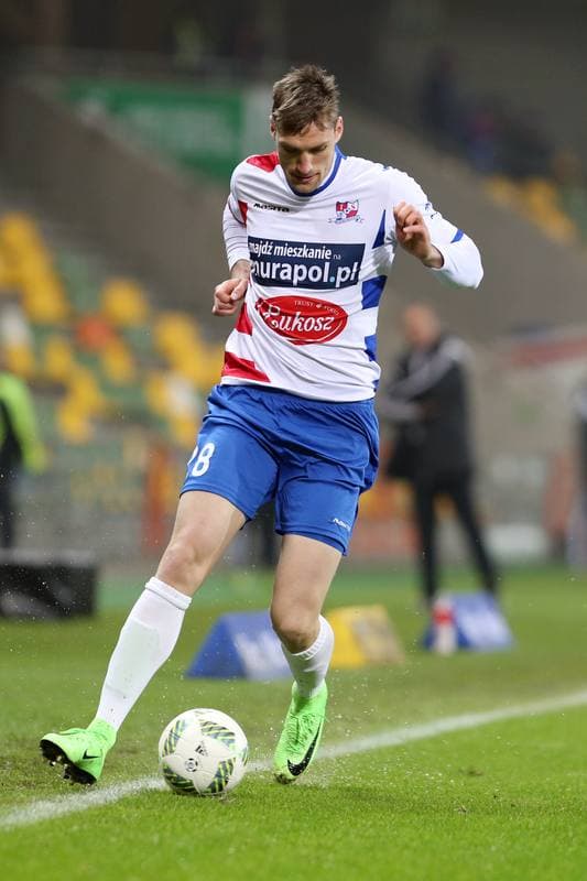 Football. Nice I Liga. Podbeskidzie Bielsko-Biala - Miedz Legnica. 28.04.2017