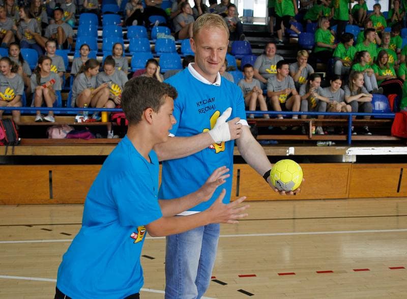 Handball. Poland national team. Training. 17.06.2015