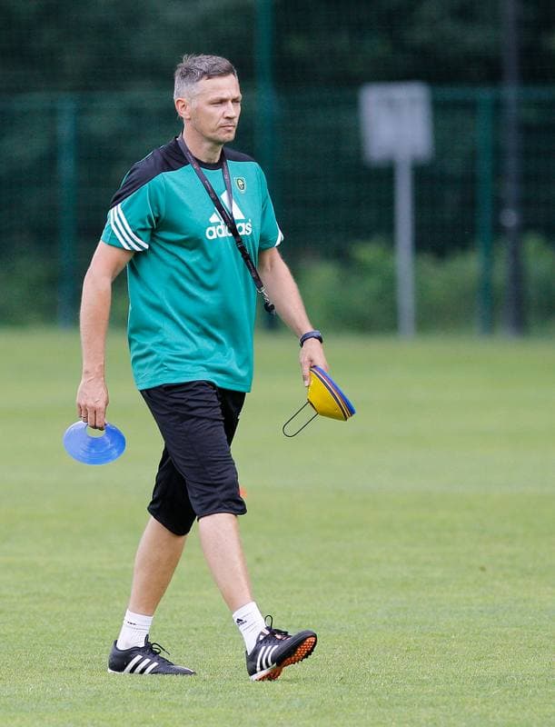 Football. GKS Katowice. Training. 28.05.2015