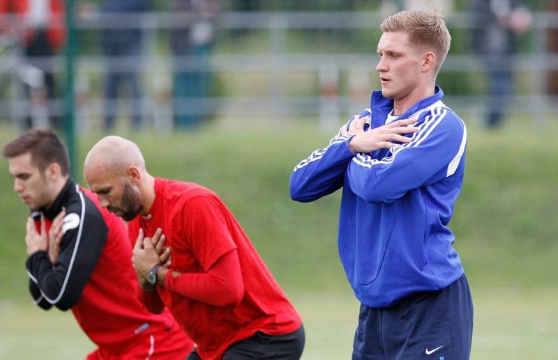 Football. Zaglebie Sosnowiec. Training. 25.06.2015