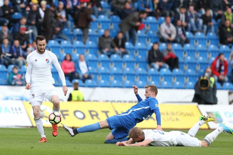 Football. Fortuna Narodni Liga. MFK Vitkovice - Banik Ostrava. 10.05.2017