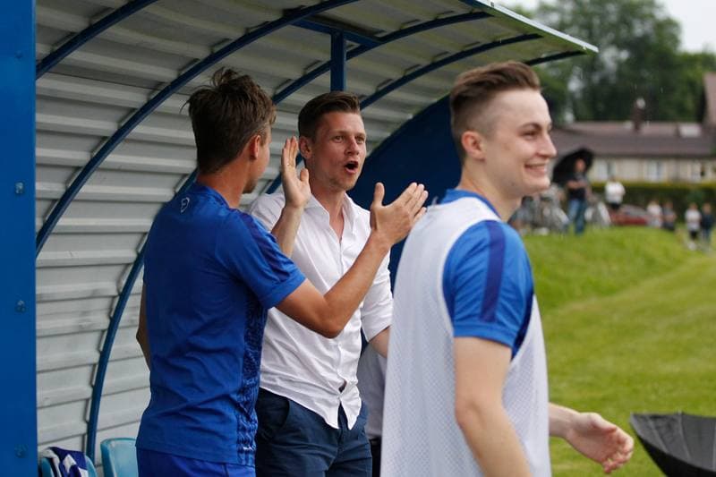 Football. Liga Okregowa. LKS Goczalkowice Zdroj - Grunwald Ruda Slaska. 30.05.2017
