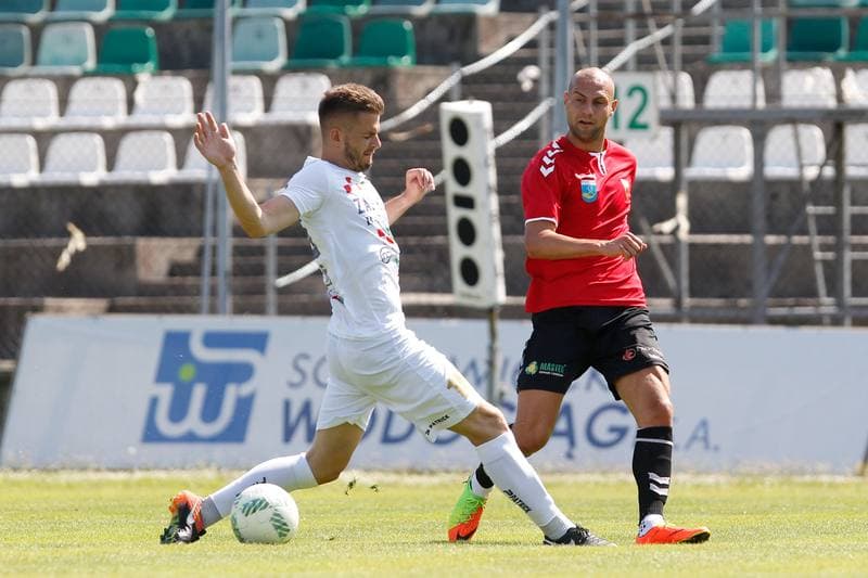 Football. Sparing. Zaglebie Sosnowiec - GKS Tychy. 28.06.2017
