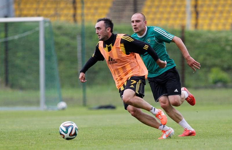 Football. GKS Katowice. Training. 28.05.2015