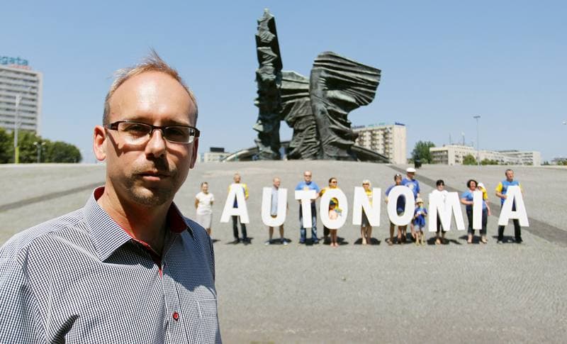 Slaskie. Ruch Autonomii Slaska. Press Conference. 07.07.2015