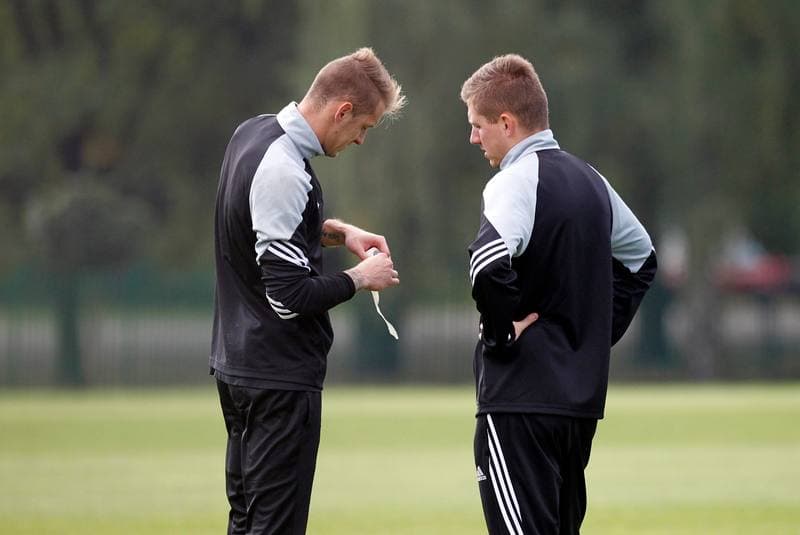 Football. GKS Katowice. Training. 28.05.2015