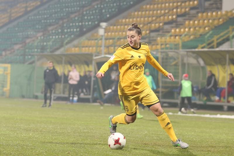 Football. Women's Polish Cup. GKS Katowice - AZS Wroclaw. 29.11.2017