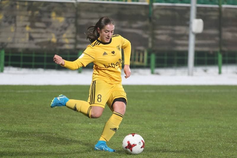 Football. Women's Polish Cup. GKS Katowice - AZS Wroclaw. 29.11.2017