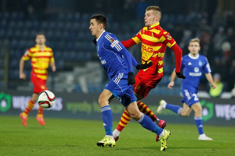 Football. T-Mobile Ekstraklasa. Ruch Chorzow - Jagiellonia Bialystok. 09.11.2014