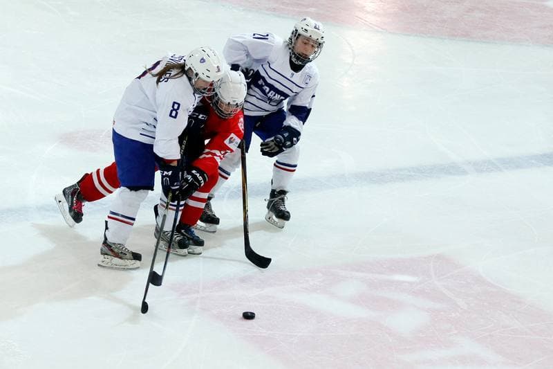 Ice Hockey. Women's U18. Poland - France. 03.01.2018