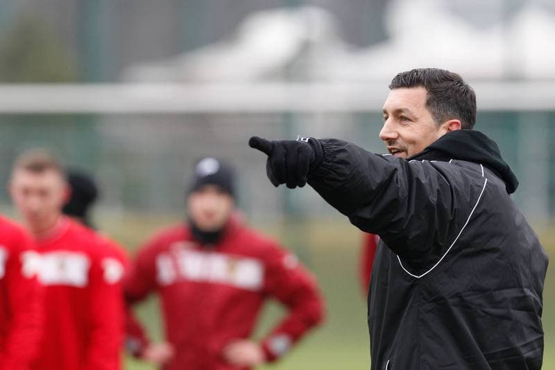 Football. Zaglebie Sosnowiec. Training. 08.01.2018