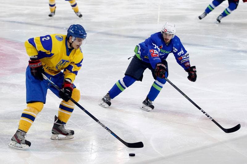 Ice Hockey. Euro Ice Hockey Challenge. Ukraine - Slovenia. 11.02.2017