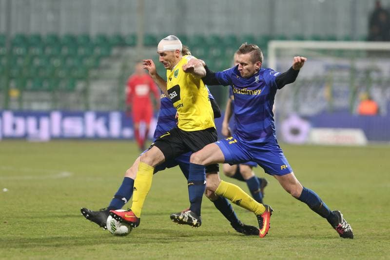 Football. Nice I Liga. GKS Katowice - Stomil Olsztyn. 10.03.2017
