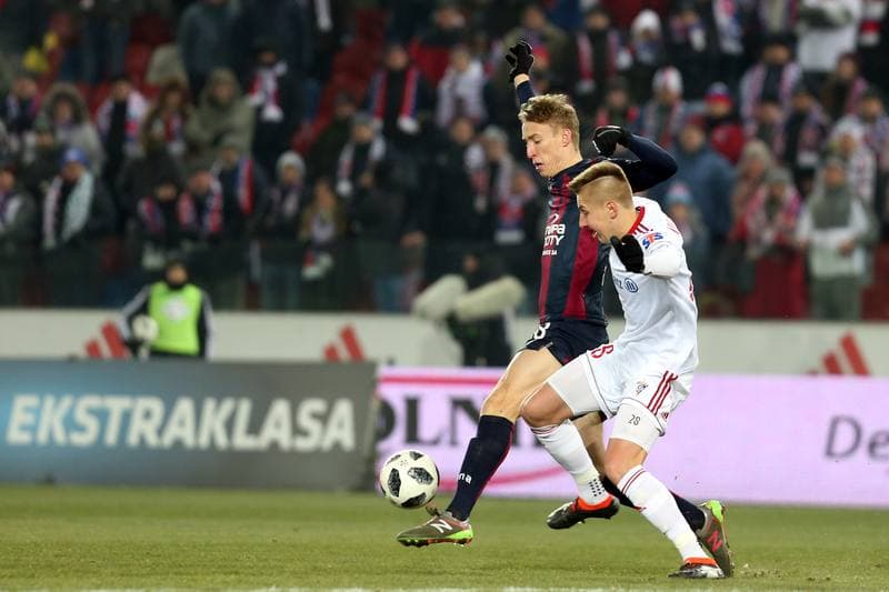 Football. Lotto Ekstraklasa. Gornik Zabrze - Pogon Szczecin. 28.02.2018