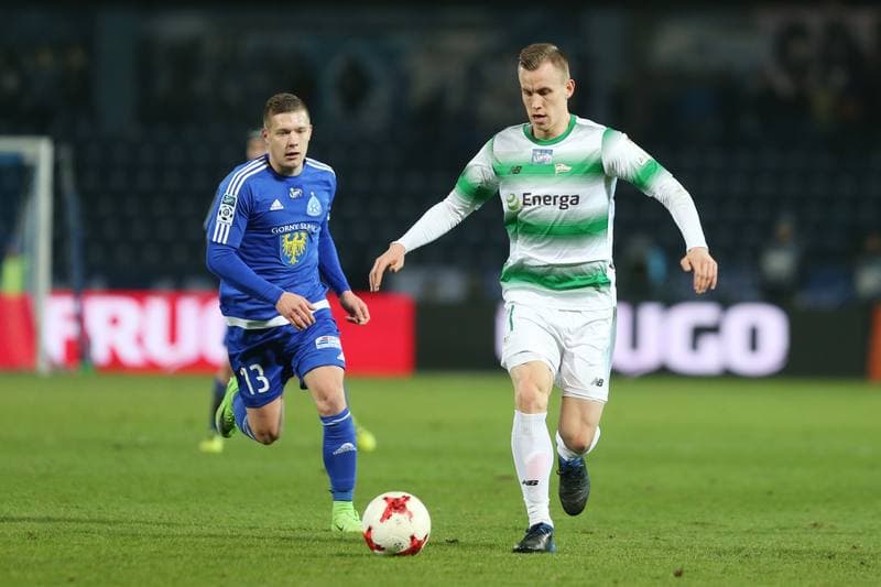Football. Lotto Ekstraklasa. Ruch Chorzow - Lechia Gdansk. 11.03.2017