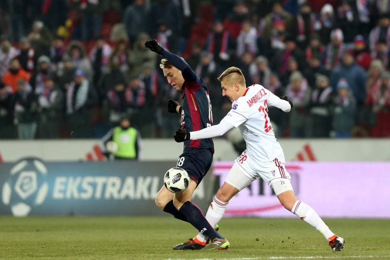 Football. Lotto Ekstraklasa. Gornik Zabrze - Pogon Szczecin. 28.02.2018
