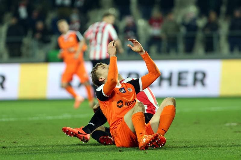 Football. Lotto Ekstraklasa. Cracovia Krakow - Zaglebie Lubin. 13.03.2017