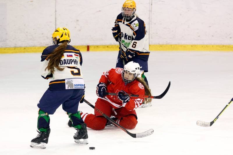Ice Hockey. Women's Friendly Match. Poland - Ontario. 04.04.2017