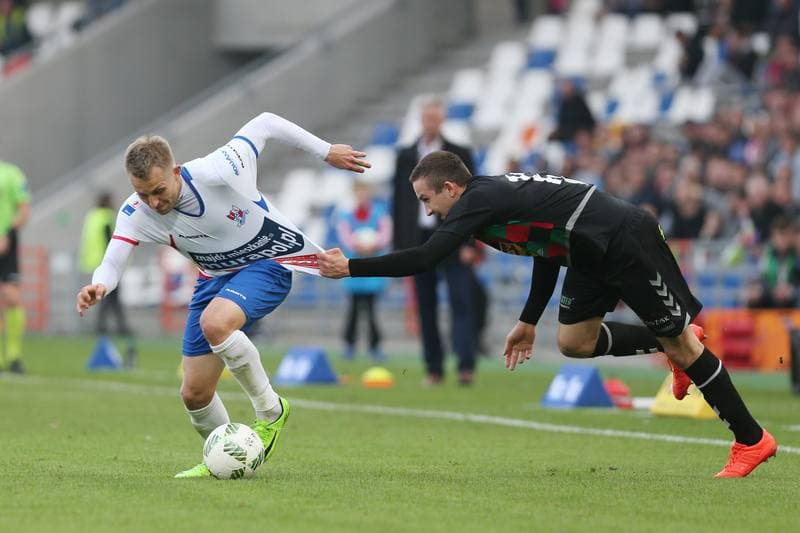 Football. Nice I Liga. Podbeskidzie Bielsko-Biala - GKS Tychy. 13.05.2017