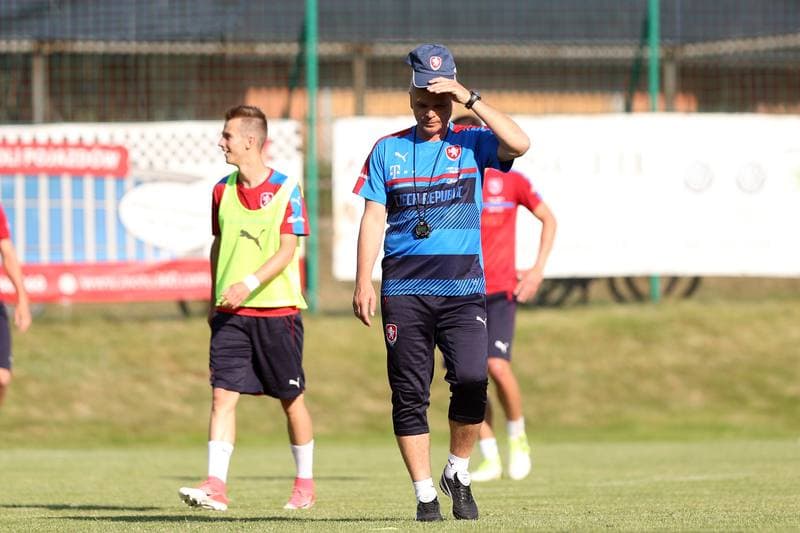 Football. Czech Republic. Training. 15.06.2017
