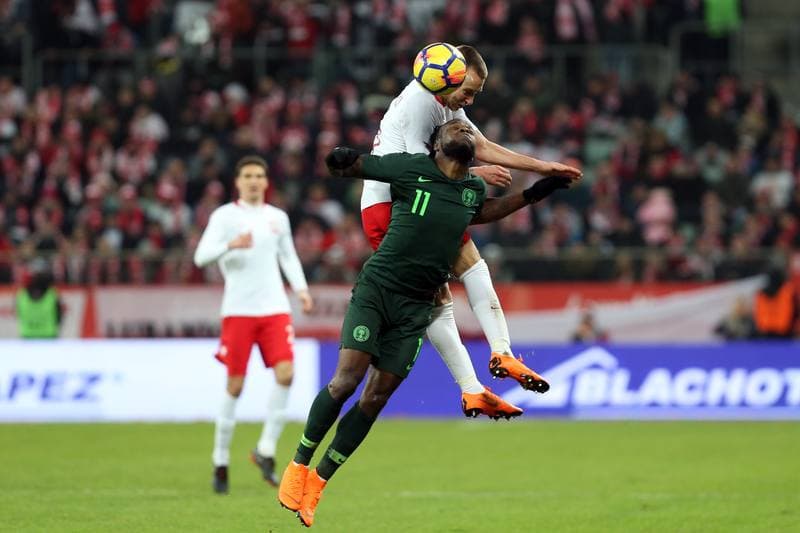 Football. International Friendly. Poland - Nigeria. 23.03.2018