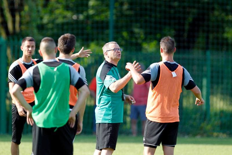 Football. GKS Katowice. Training. 20.06.2017