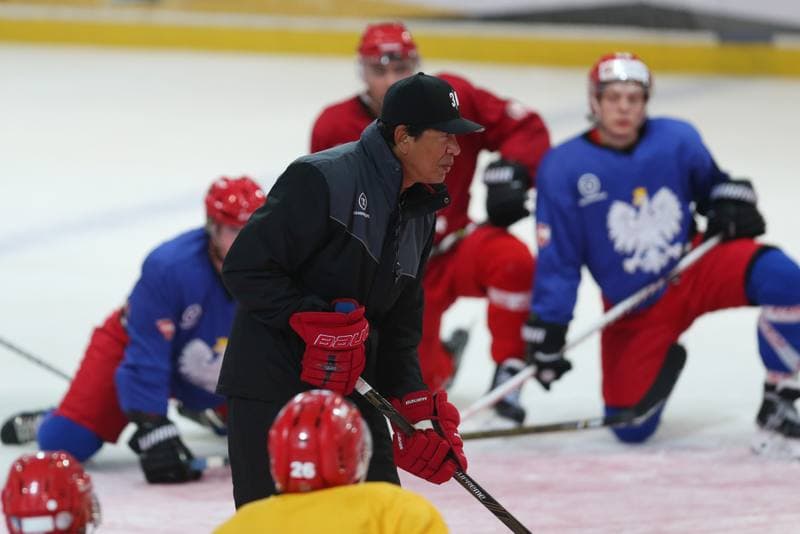Ice Hockey. Poland national team. Training. 27.09.2017