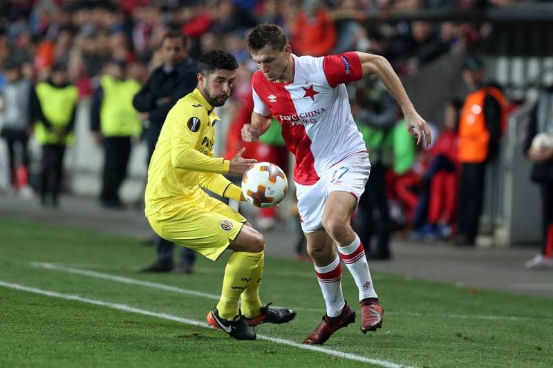 Football. UEFA Europa League. Slavia Prague - Villarreal CF. 02.11.2017