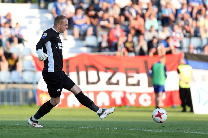 Football. Nice I Liga. Ruch Chorzow - Puszcza Niepolomice. 05.05.2018