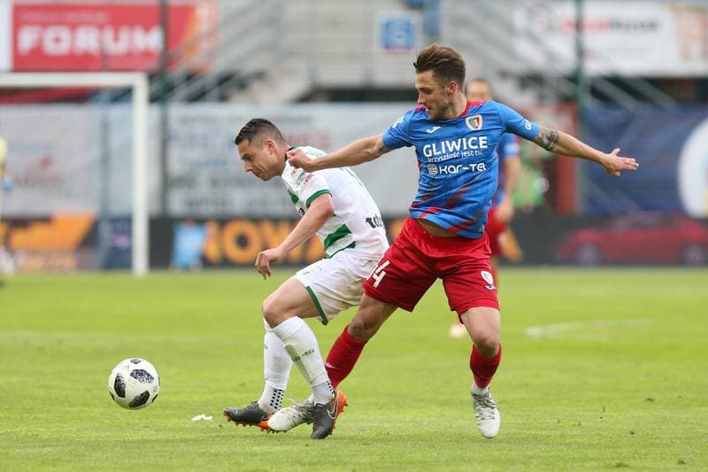 Football. Lotto Ekstraklasa. Piast Gliwice - Lechia Gdansk. 08.05.2018
