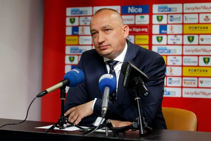 Football. GKS Katowice. Press Conference. 15.05.2018
