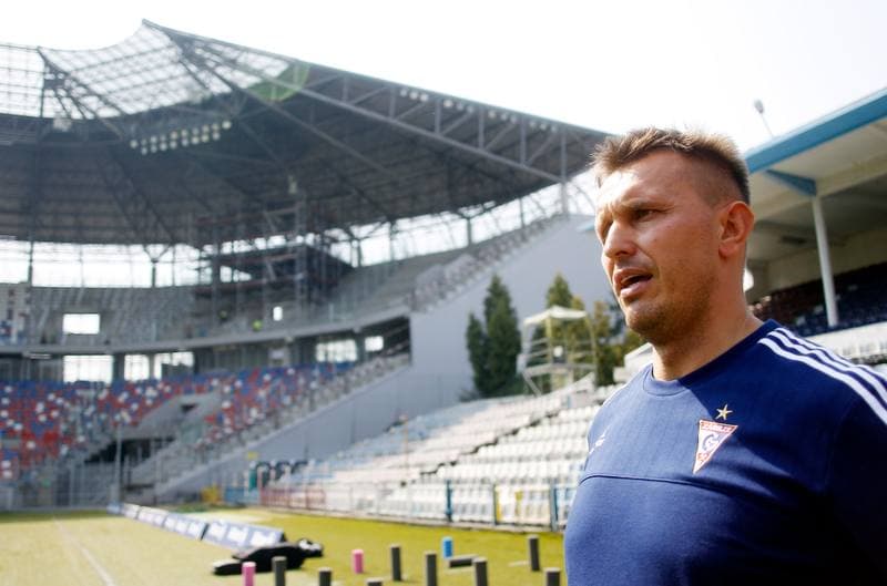 Football. Gornik Zabrze. Training. 14.08.2015