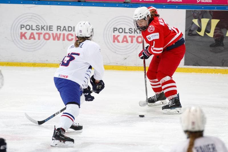 Ice Hockey. Women's U18. Poland - France. 03.01.2018