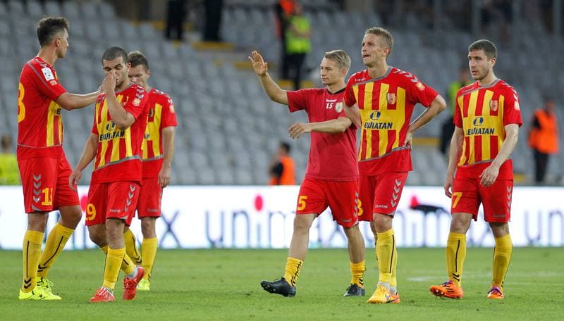Football. PKO BP Ekstraklasa. Korona Kielce - Cracovia Krakow. 14.08.2015