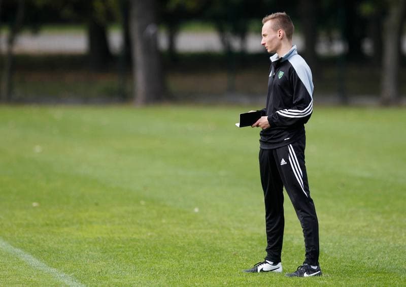 Football. GKS Katowice. Training. 28.05.2015