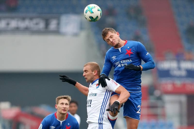 Football. Sparing. Banik Ostrava - Slavia Prague. 10.02.2018
