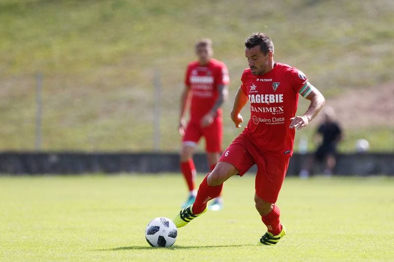 Football. Sparing. Zaglebie Sosnowiec - Karpaty Lwow. 08.07.2018