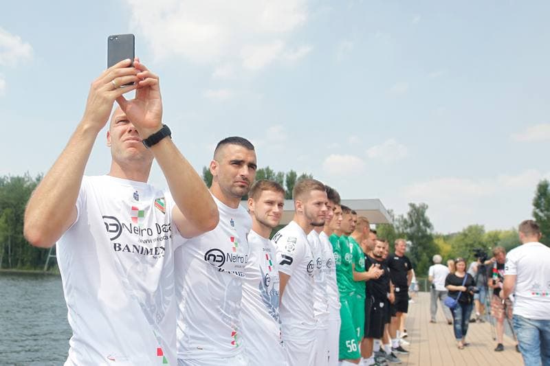 Football. Zaglebie Sosnowiec. Team Presentation. 21.07.2018
