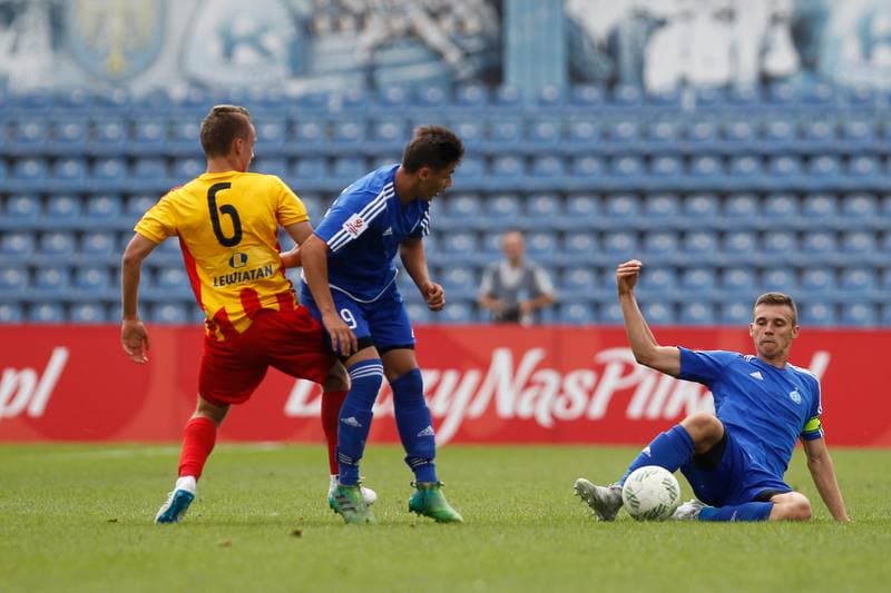 Football. Centralna Liga Juniorow. Ruch Chorzow - Korona Kielce. 11.08.2018