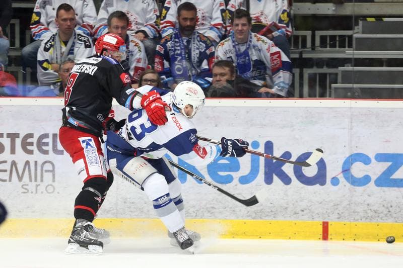 Ice Hockey. Tipsport Extraliga. Ocelari Trinec - Kometa Brno. 15.04.2018