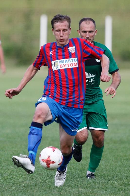 Football. Haiz IV Liga. Polonia Bytom - Zieloni Zarki. 15.08.2018