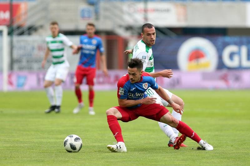 Football. Lotto Ekstraklasa. Piast Gliwice - Lechia Gdansk. 08.05.2018