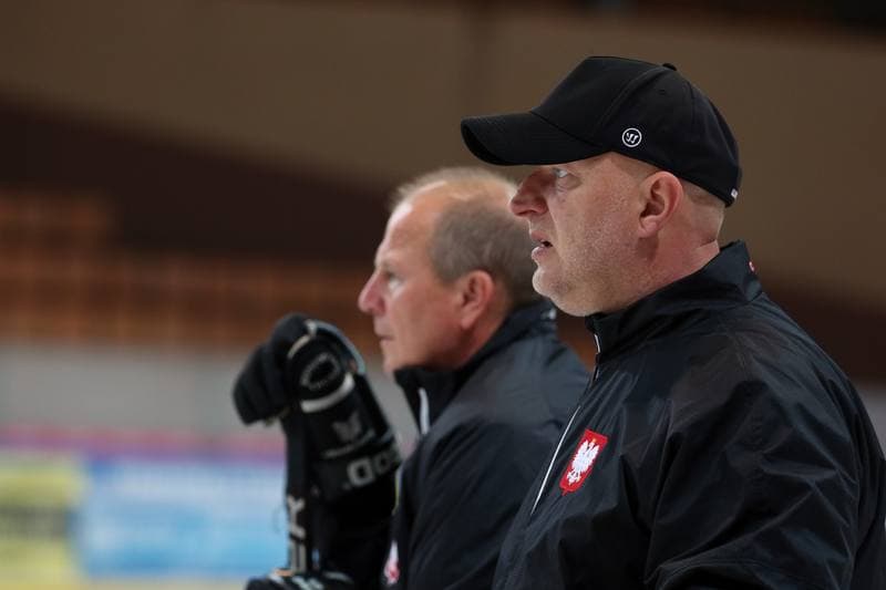 Ice Hockey. Poland national team. Training. 20.08.2018