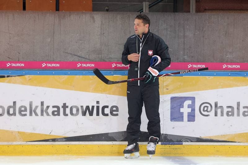 Ice Hockey. Poland national team. Training. 20.08.2018