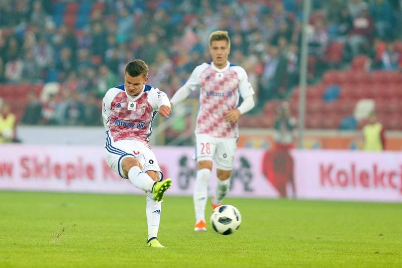 Football. Lotto Ekstraklasa. Gornik Zabrze - Jagiellonia Bialystok. 23.09.2018