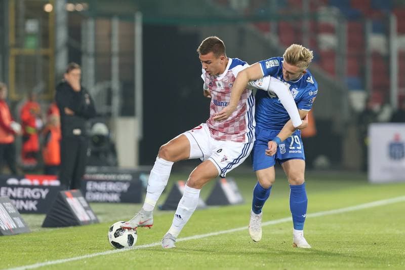 Football. Lotto Ekstraklasa. Gornik Zabrze - Lech Poznan. 05.10.2018
