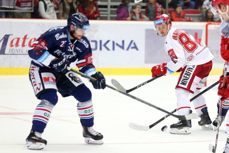Ice Hockey. Tipsport Extraliga. Ocelari Trinec - HC Vitkovice Ridera. 07.10.2018