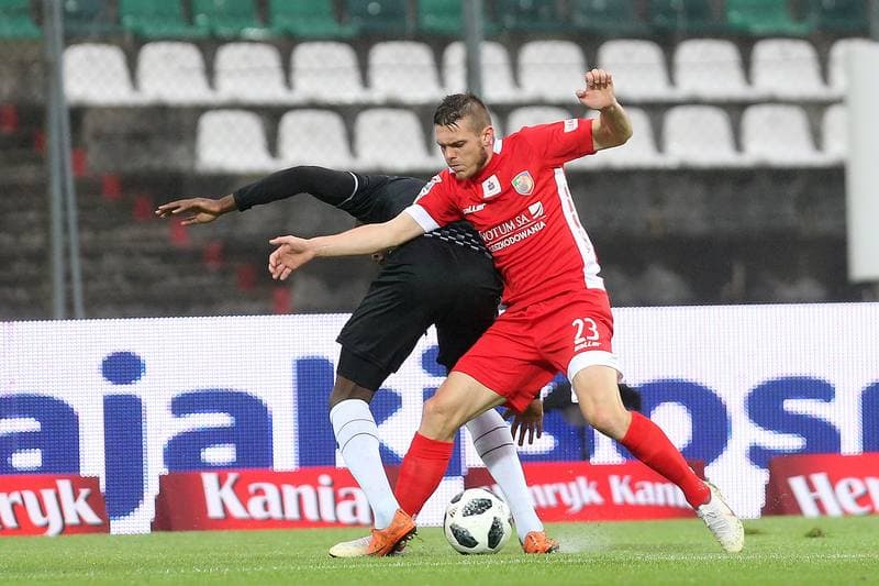Football. Lotto Ekstraklasa. Zaglebie Sosnowiec - Miedz Legnica. 20.10.2018