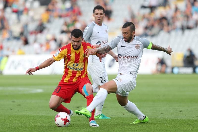 Football. Lotto Ekstraklasa. Korona Kielce - Zaglebie Lubin. 17.07.2017