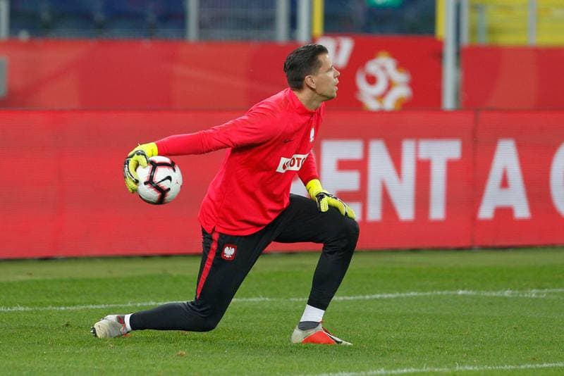 Football. Poland national team. Training. 10.10.2018